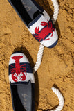 Crab and Lobster Needlepoint Loafer