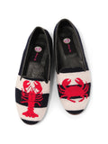 Crab and Lobster Needlepoint Loafer