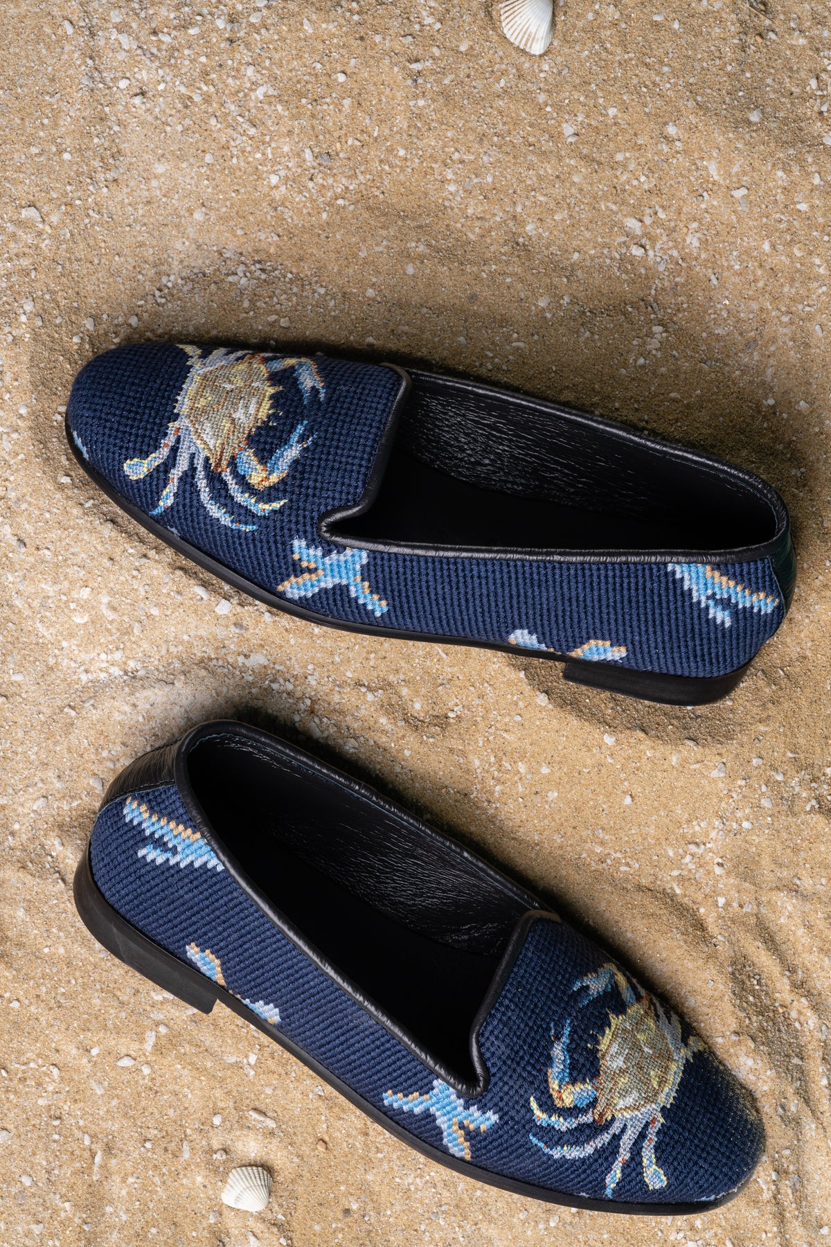 Crab Needlepoint Loafer