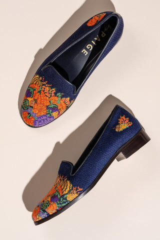Fall Harvest Needlepoint Loafer
