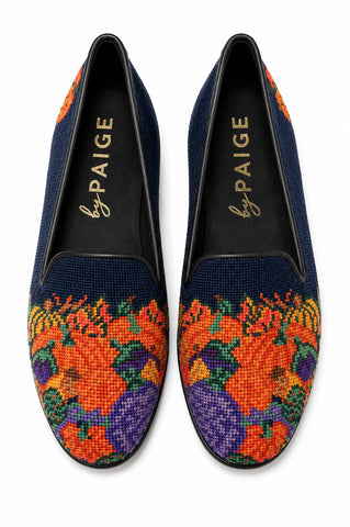Fall Harvest Needlepoint Loafer