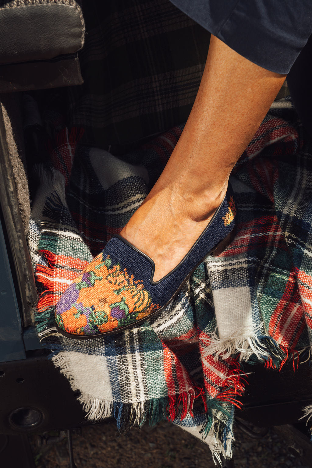 Fall Harvest Needlepoint Loafer