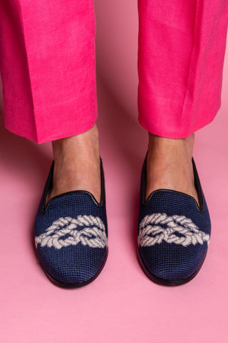 Knot Needlepoint Loafer