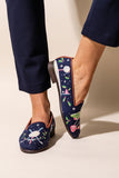 Needlepoint Loafer in Christmas Golf