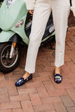 Needlepoint Loafer in Christmas Golf
