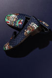 Santa & Reindeer Needlepoint Loafer