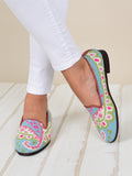 Preppy Paisley Needlepoint Loafer