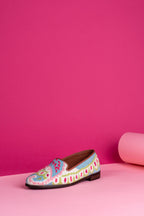 Preppy Paisley Needlepoint Loafer