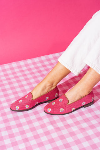 Daisies Needlepoint Loafer