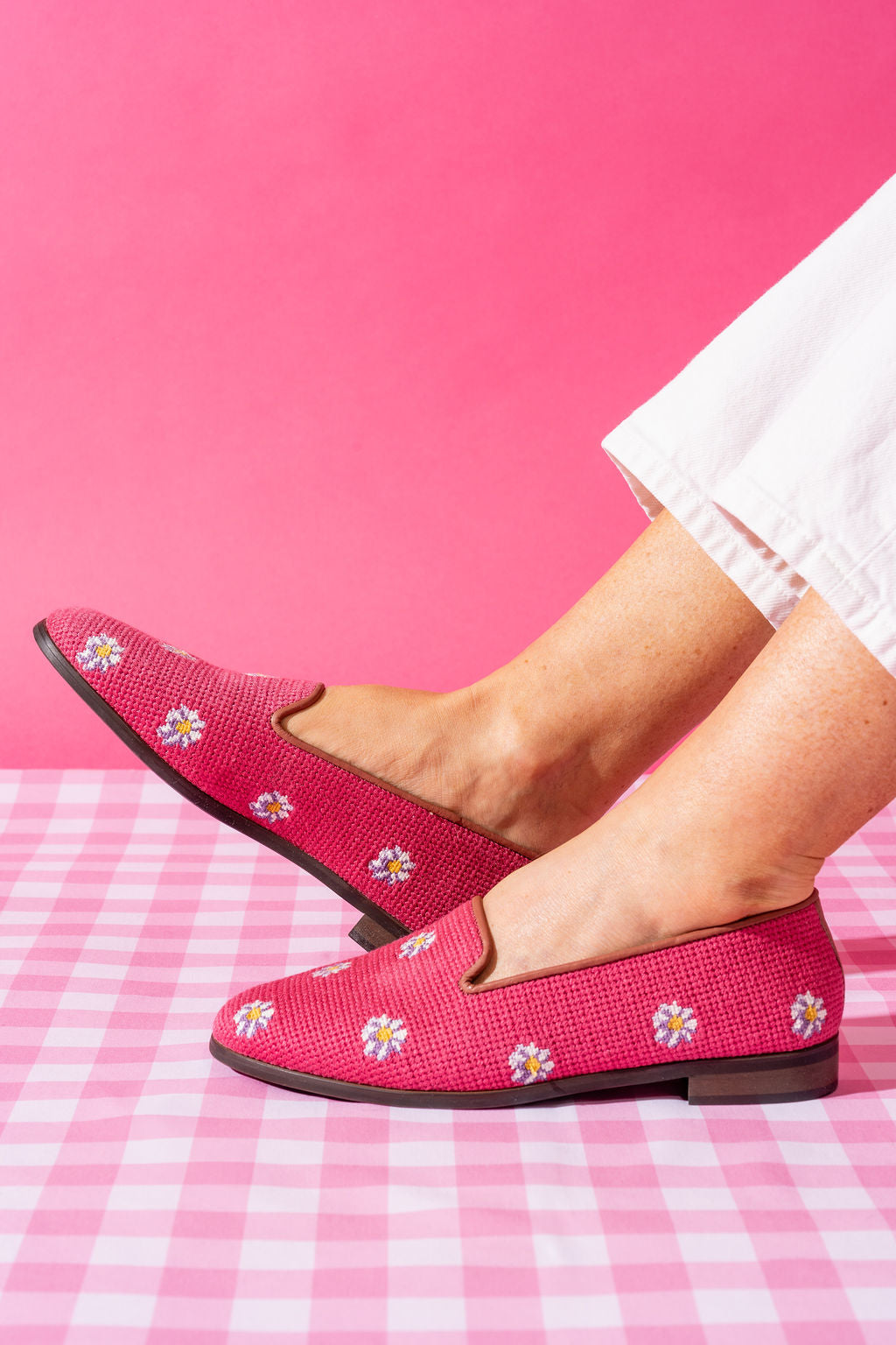 Daisies Needlepoint Loafer