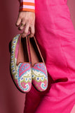 Preppy Paisley Needlepoint Loafer