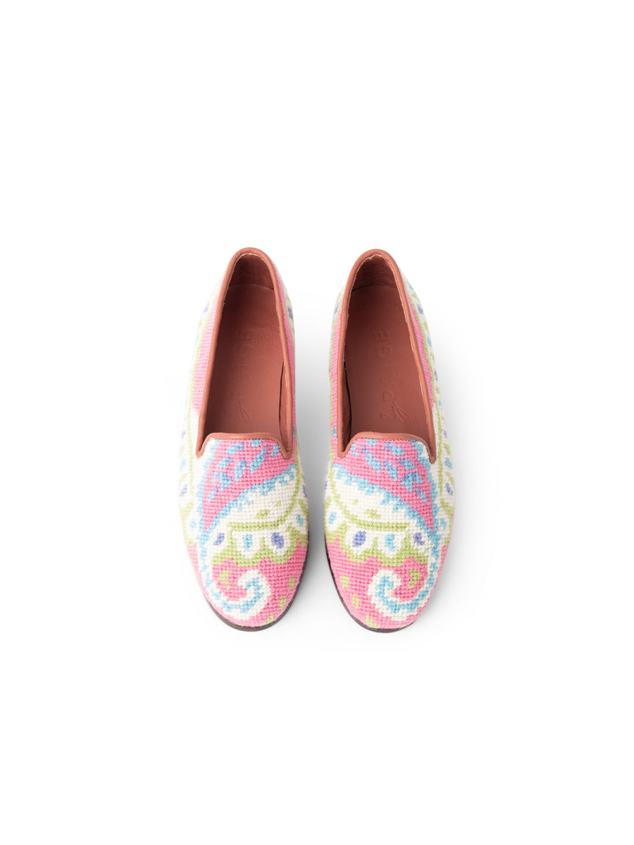Preppy Paisley Needlepoint Loafer