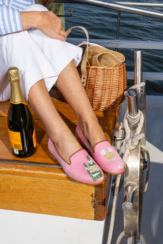 Champagne Needlepoint Loafer Alternate View