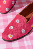 Needlepoint Loafer in Daisies