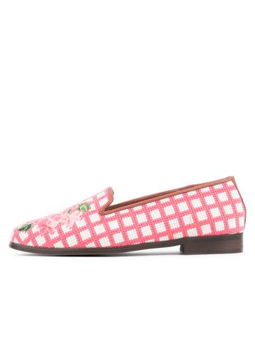 Needlepoint Loafer in Hydrangea Alternate View