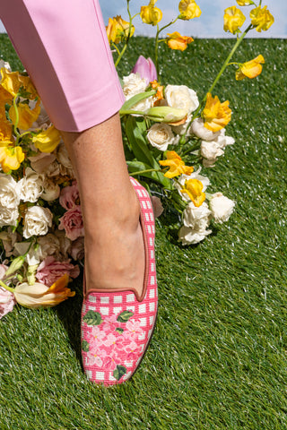 Needlepoint Loafer in Hydrangea Alternate View