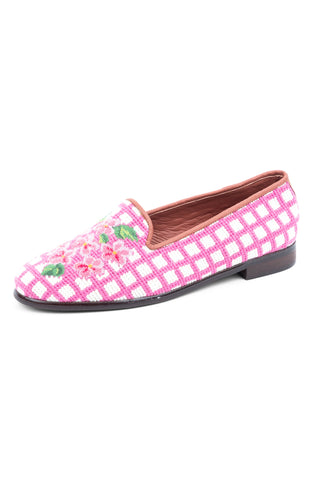 Needlepoint Loafer in Hydrangea