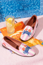 Crab Needlepoint Loafer