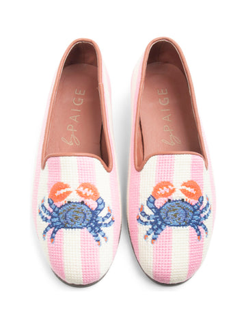 Crab Needlepoint Loafer