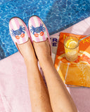 Needlepoint Loafer in Crab