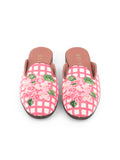 Hydrangea Needlepoint Mule