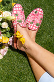 Hydrangea Needlepoint Mule