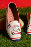 Needlepoint Loafer in American Summer