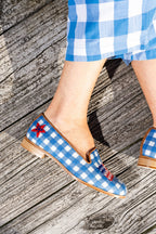 Preppy Flag Needlepoint Loafer