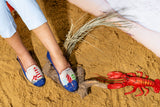 Lighthouse & Buoy Needlepoint Loafer