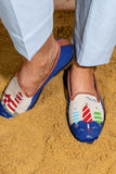 Lighthouse & Buoy Needlepoint Loafer