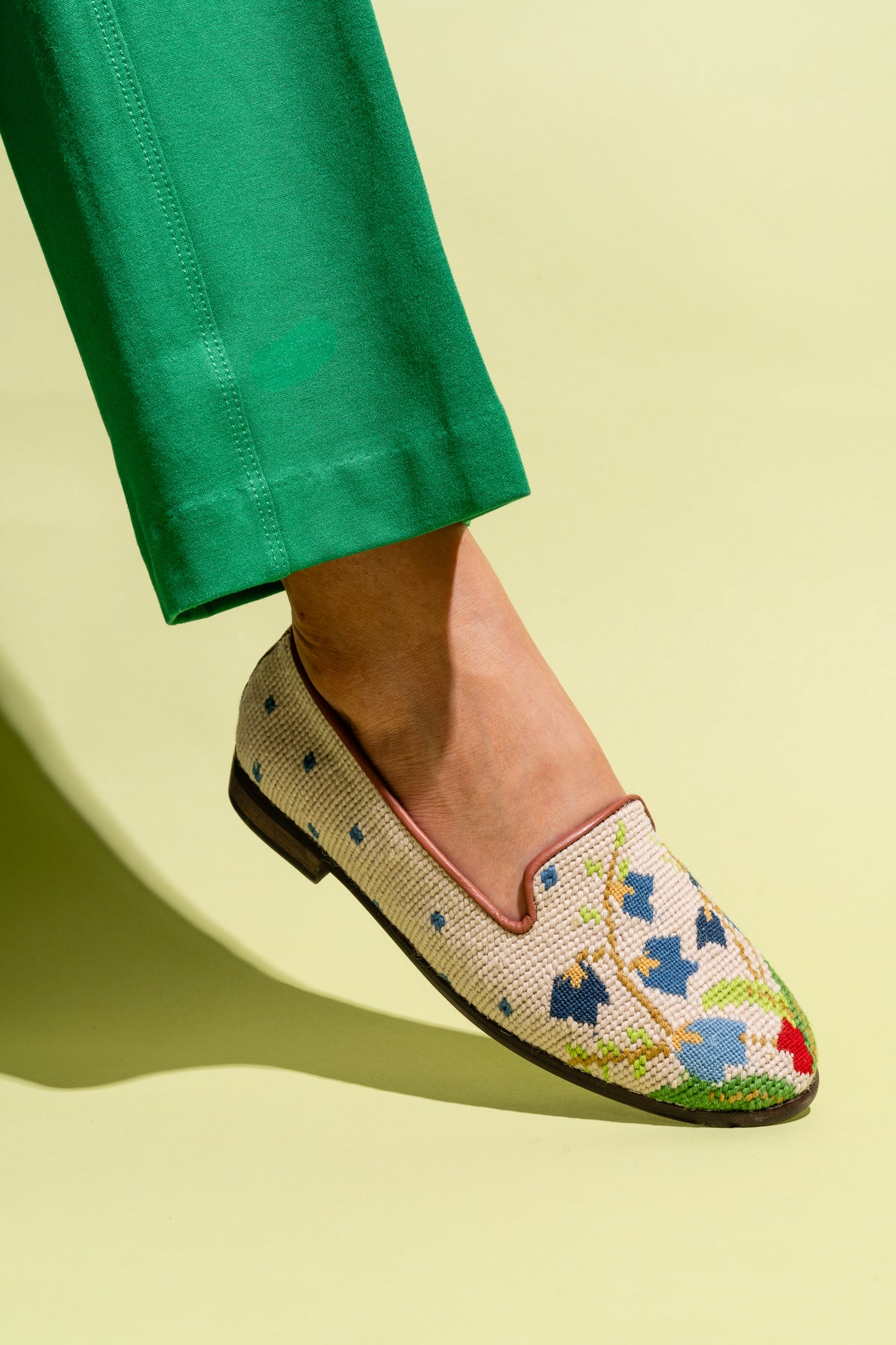 Bluebell Bouquet Needlepoint Loafer