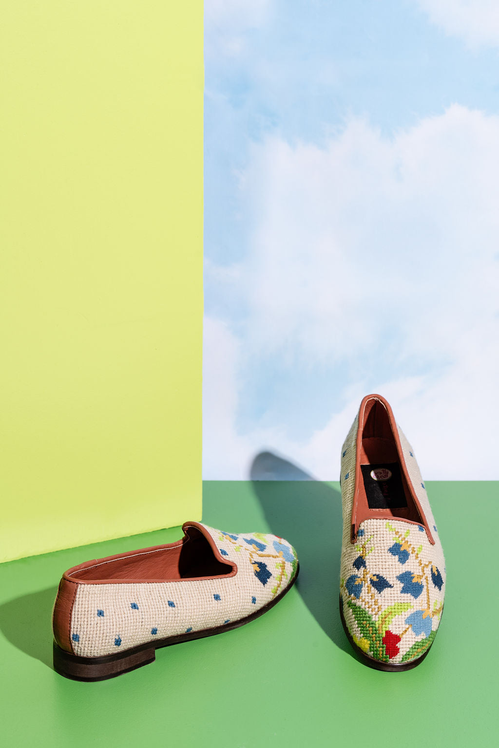 Bluebell Bouquet Needlepoint Loafer