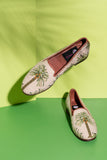 Palm Needlepoint loafer