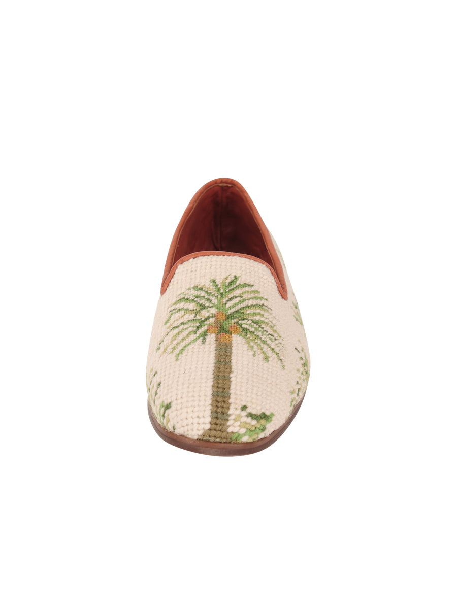 Palm Needlepoint loafer