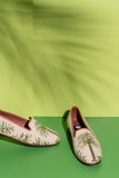 Palm Needlepoint loafer