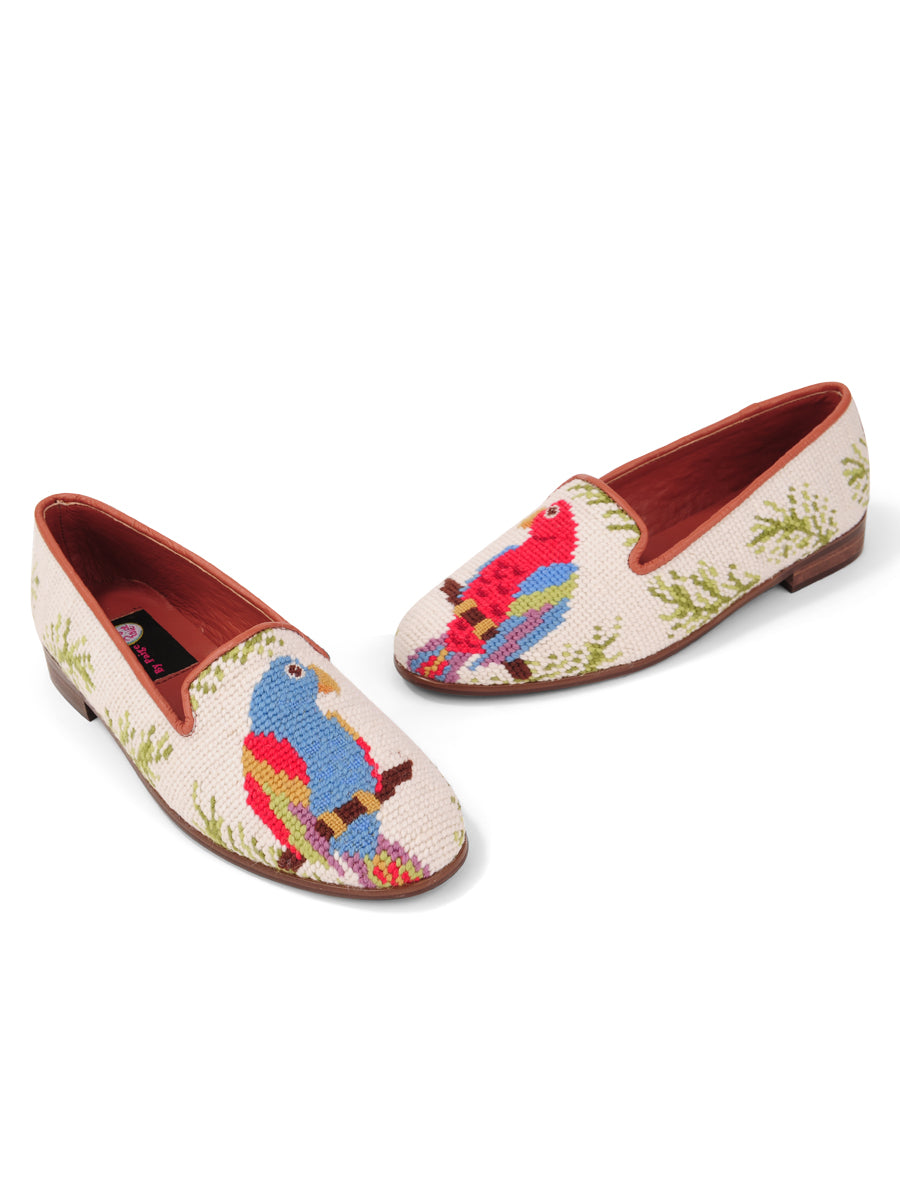 Parrot Needlepoint loafer