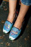 Gone Skiing Needlepoint Loafer