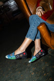 Gone Skiing Needlepoint Loafer