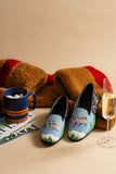 Gone Skiing Needlepoint Loafer