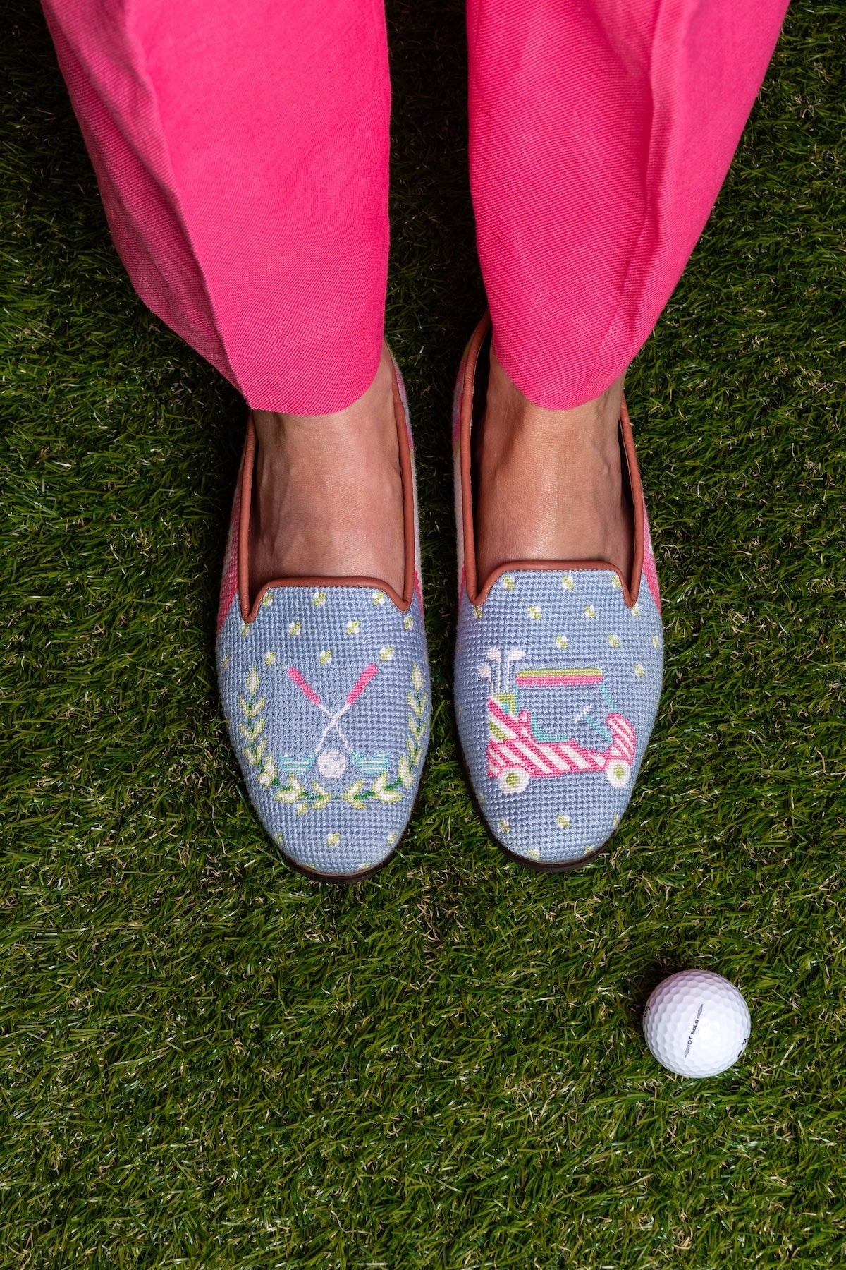 Golf Needlepoint Loafer