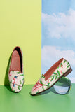Hummingbird and Flower Needlepoint Loafer