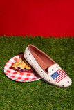 Needlepoint Loafer in American Flag