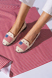 Needlepoint Loafer in American Flag