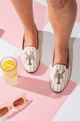 Needlepoint Loafer in Lobster