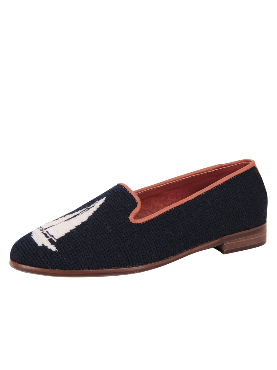 Sailboat Needlepoint Loafer