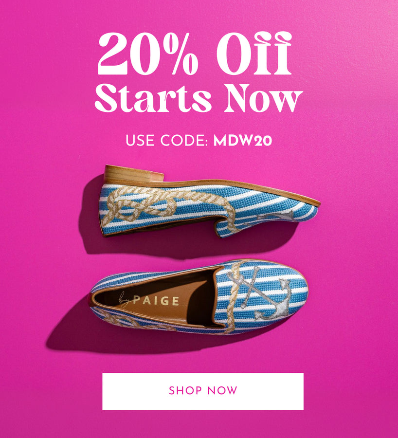 20% Off Starts Now. Use code MDW20