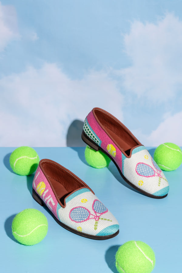 Needlepoint Loafer in Tennis
