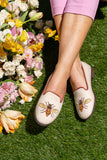 Needlepoint Loafer in Bee